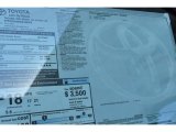 2019 Toyota Tacoma TRD Sport Access Cab 4x4 Window Sticker