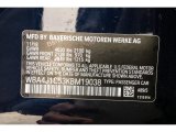 2019 4 Series Color Code for Imperial Blue Metallic - Color Code: A89