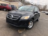 Deep Black Metallic Volkswagen Tiguan in 2010