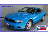 2010 Grabber Blue Ford Mustang V6 Coupe #13136517