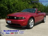 2010 Red Candy Metallic Ford Mustang GT Premium Convertible #13136508