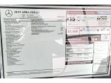 2019 Mercedes-Benz GLS 63 AMG 4Matic Window Sticker