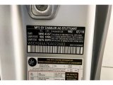 2019 AMG GT Color Code for designo Iridium Silver Magno (Matte) - Color Code: 982