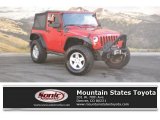 2008 Flame Red Jeep Wrangler X 4x4 #131569470