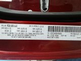 2019 300 Color Code for Velvet Red Pearl - Color Code: PRV