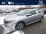 2019 Lunar Silver Metallic Honda Civic LX Sedan #131569659