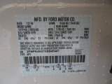 2019 Edge Color Code for White Platinum - Color Code: UG