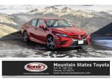 2019 Ruby Flare Pearl Toyota Camry Hybrid LE #131593617