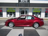 2018 Ruby Flare Pearl Toyota Camry LE #131608805