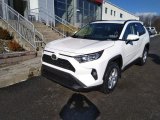 2019 Super White Toyota RAV4 XLE AWD #131608720