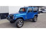 2003 Intense Blue Pearl Jeep Wrangler Sport 4x4 #131629539
