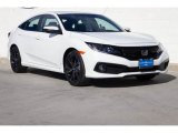 2019 Platinum White Pearl Honda Civic Sport Sedan #131634859