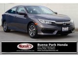 2017 Sonic Gray Pearl Honda Civic EX Sedan #131691953