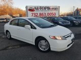 2007 Taffeta White Honda Civic Hybrid Sedan #131732263