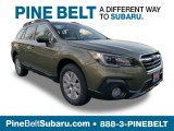 2019 Wilderness Green Metallic Subaru Outback 2.5i Premium #131732150