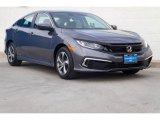 2019 Modern Steel Metallic Honda Civic LX Sedan #131761236