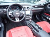 2018 Ford Mustang EcoBoost Premium Convertible Showstopper Red Interior