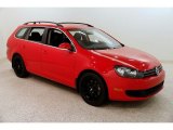 2013 Tornado Red Volkswagen Jetta TDI SportWagen #131807285