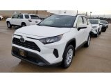 2019 Super White Toyota RAV4 LE #131807303