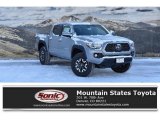 2019 Cement Gray Toyota Tacoma TRD Off-Road Double Cab 4x4 #131820043
