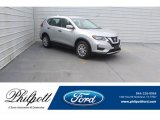 2017 Brilliant Silver Nissan Rogue S AWD #131820313