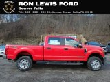 2019 Race Red Ford F250 Super Duty XLT Crew Cab 4x4 #131820175