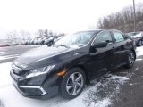 2019 Crystal Black Pearl Honda Civic LX Sedan #131886729