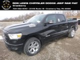 2019 Diamond Black Crystal Pearl Ram 1500 Big Horn Crew Cab 4x4 #131907285