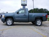 2009 Blue Granite Metallic Chevrolet Silverado 1500 LT Regular Cab 4x4 #13176199