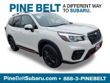 2019 Crystal White Pearl Subaru Forester 2.5i Sport #132038524