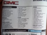 2019 GMC Acadia SLT AWD Window Sticker
