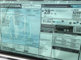 2019 Honda CR-V LX Window Sticker