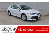 2019 Wind Chill Pearl Toyota Camry XLE #132089728