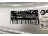 2019 SL Color Code for Iridium Silver Metallic - Color Code: 775