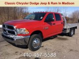 2018 Flame Red Ram 3500 Tradesman Crew Cab 4x4 Chassis #132156068