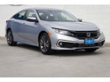 2019 Lunar Silver Metallic Honda Civic EX Sedan #132181692