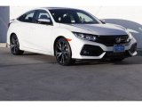 2019 Platinum White Pearl Honda Civic Si Sedan #132181683