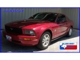 2009 Dark Candy Apple Red Ford Mustang V6 Coupe #13163770