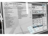 2019 Mercedes-Benz SL 450 Roadster Window Sticker