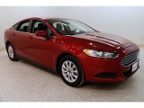 2016 Ruby Red Metallic Ford Fusion S #132202874