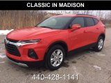 2019 Red Hot Chevrolet Blazer 3.6L Leather AWD #132202861