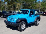Chief Blue Jeep Wrangler in 2017