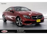 2018 designo Cardinal Red Metallic Mercedes-Benz E 400 Coupe #132222309