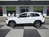 2019 Bright White Jeep Cherokee Limited #132245707