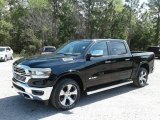 2019 Diamond Black Crystal Pearl Ram 1500 Laramie Crew Cab 4x4 #132342415