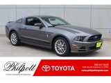 2014 Sterling Gray Ford Mustang V6 Premium Coupe #132342247