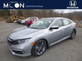 2019 Lunar Silver Metallic Honda Civic EX Sedan #132365612