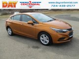 2017 Orange Burst Metallic Chevrolet Cruze LT #132365510