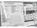2019 Mercedes-Benz SL 550 Roadster Window Sticker