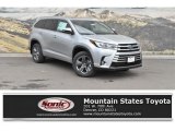 Celestial Silver Metallic Toyota Highlander in 2019